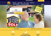 Website design website image of FSBO System.