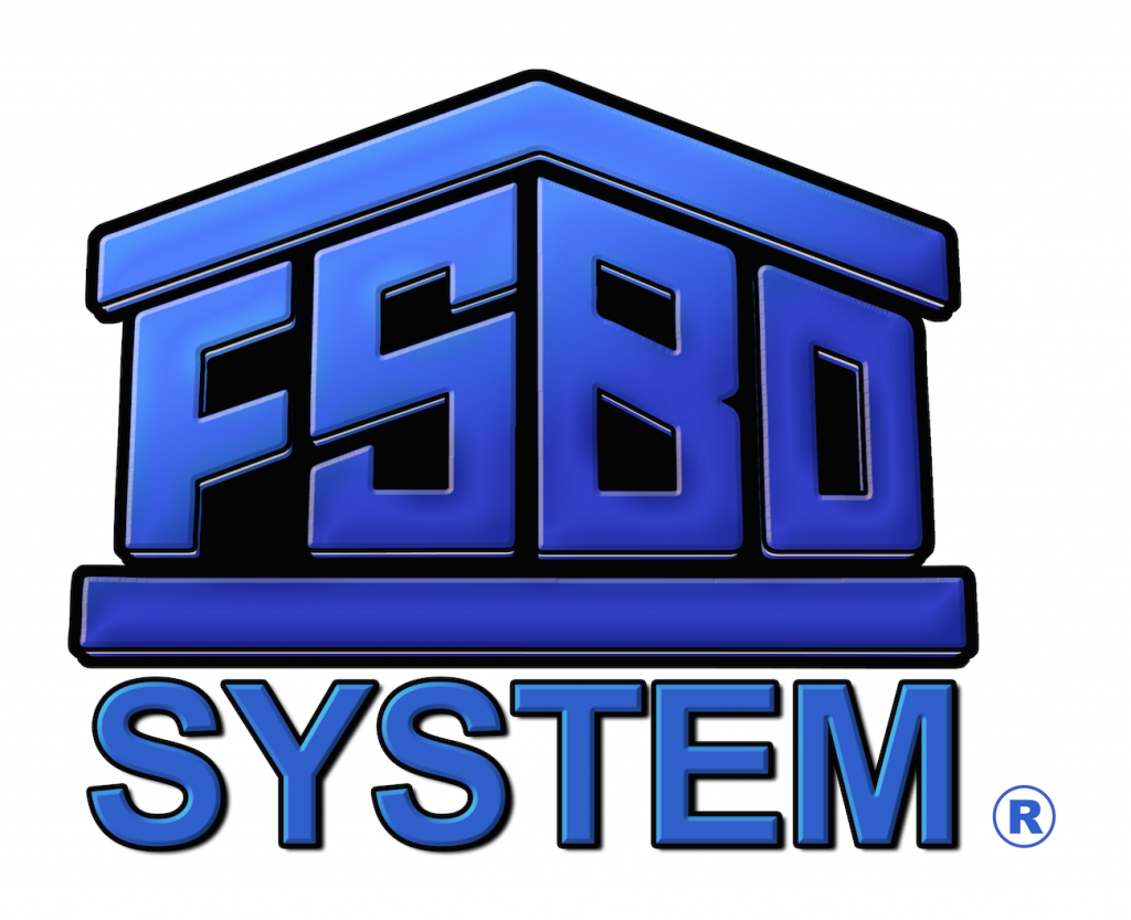 Graphic arts sample FSBO System Logo color blue.