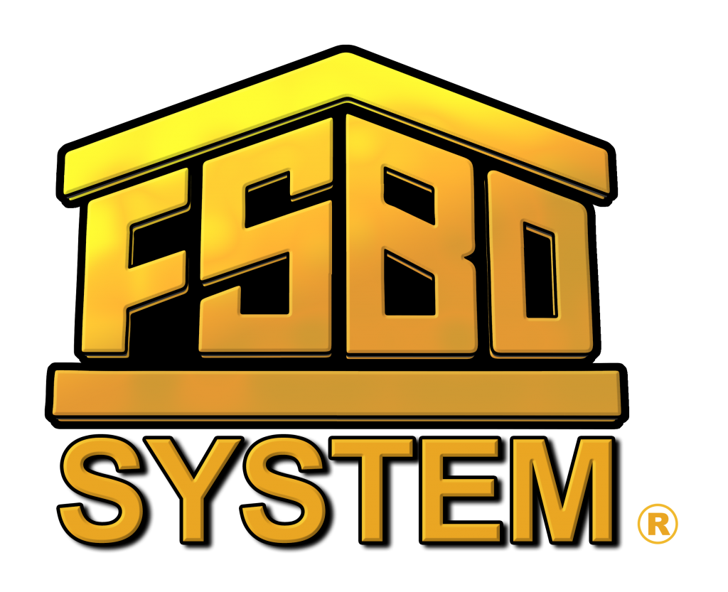 Graphic arts sample FSBO System logo color gold.