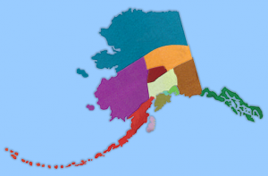 Map of Alaska.