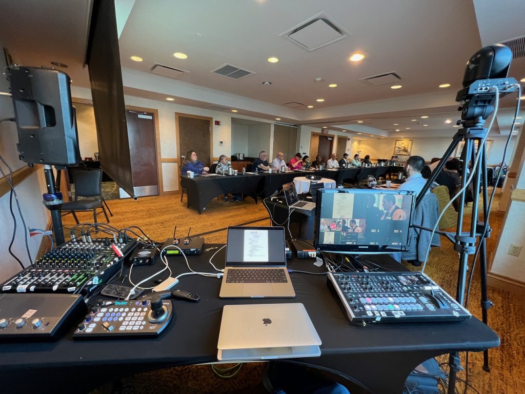 Talking Circle Media A/V, video recording, and live streaming video services.